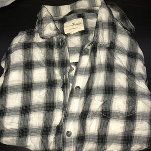 Black&White Boyfriend Flannel